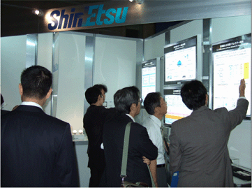 Shin-Etsu Chemical Co., Ltd. exhibition booth